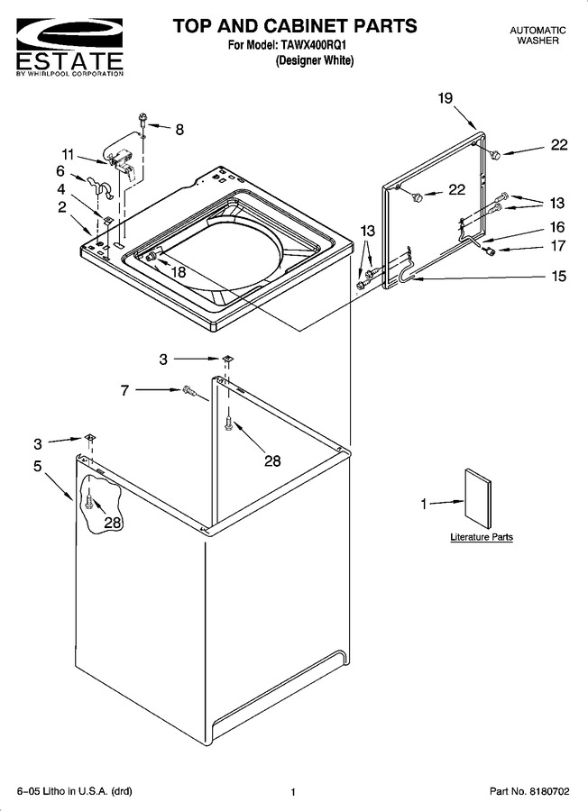 Diagram for TAWX400RQ1