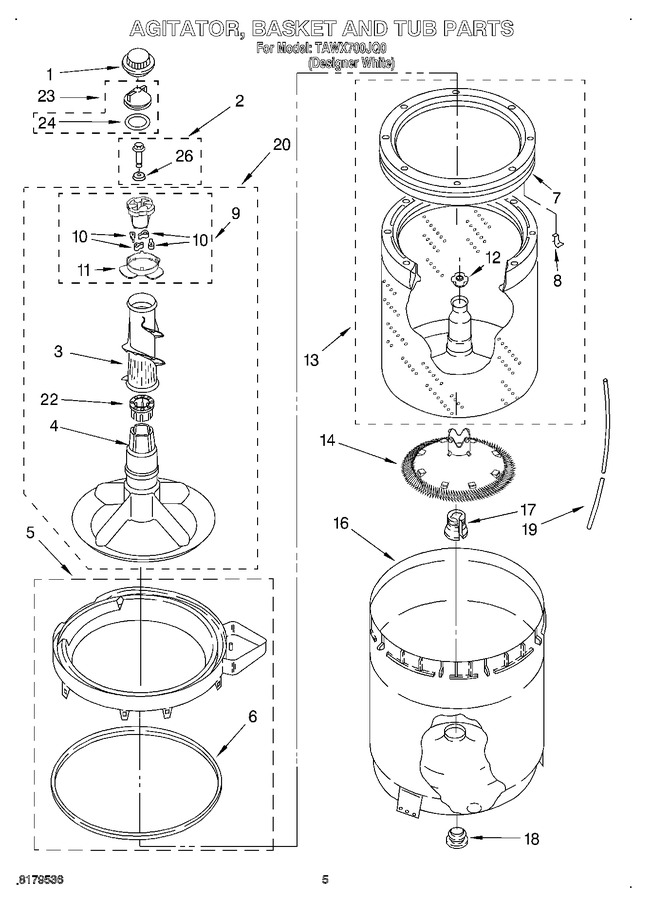 Diagram for TAWX700JQ0