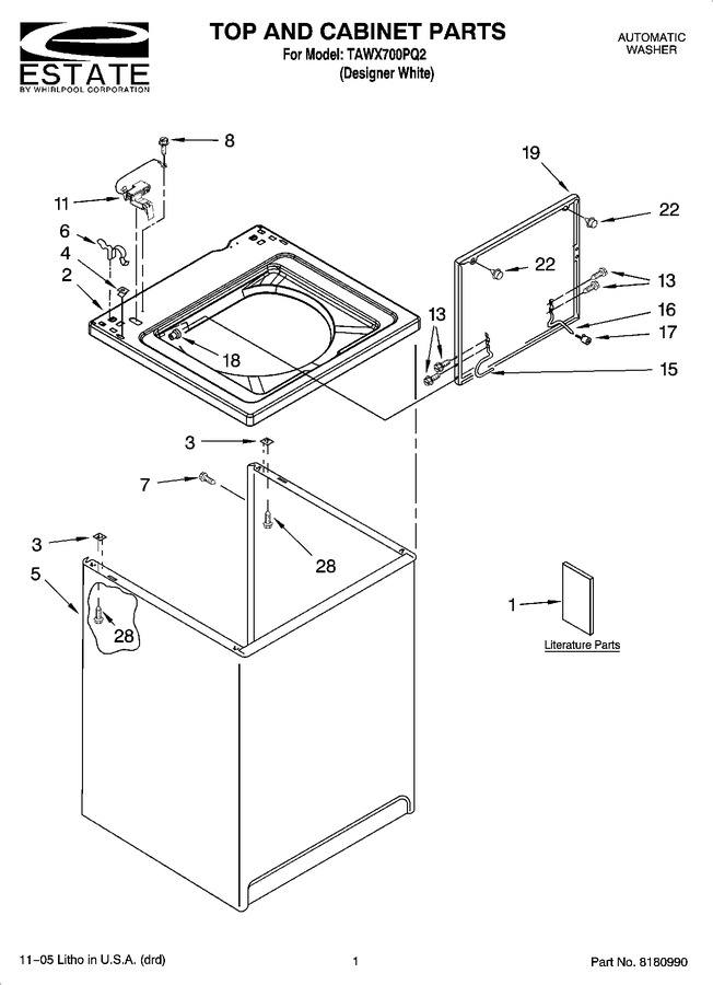 Diagram for TAWX700PQ2