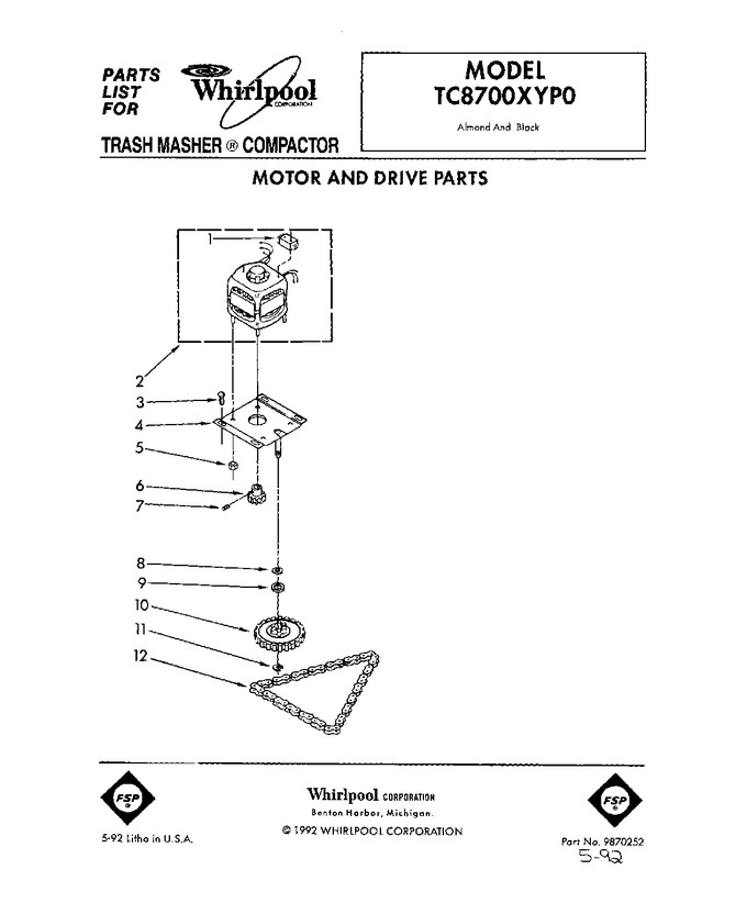 Diagram for TC8700XYP0