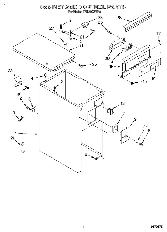 Diagram for TC8700XYP4