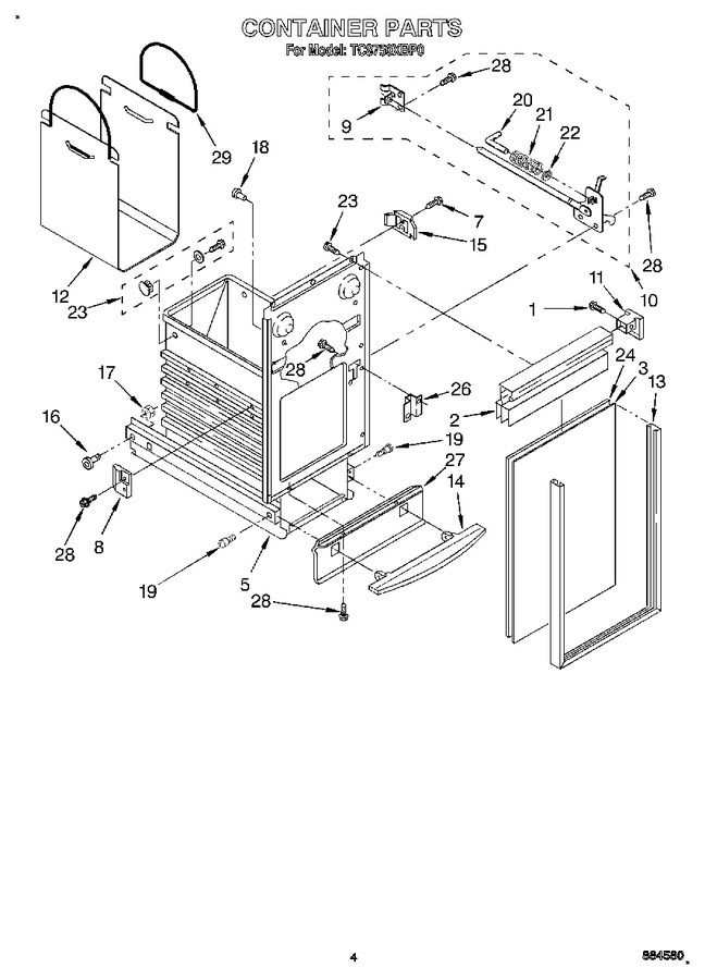 Diagram for TC8750XBP0