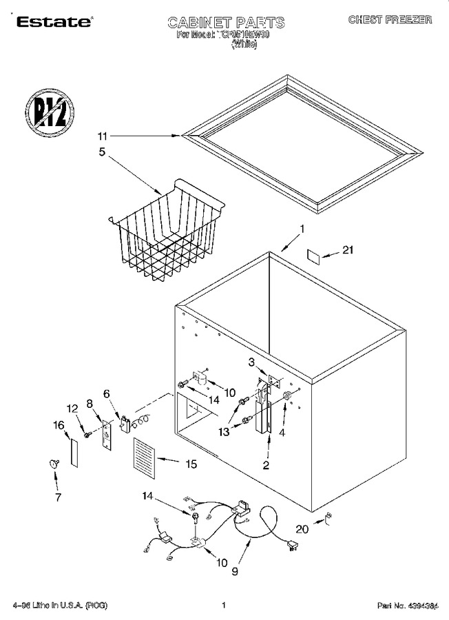 Diagram for TCF0510EW00