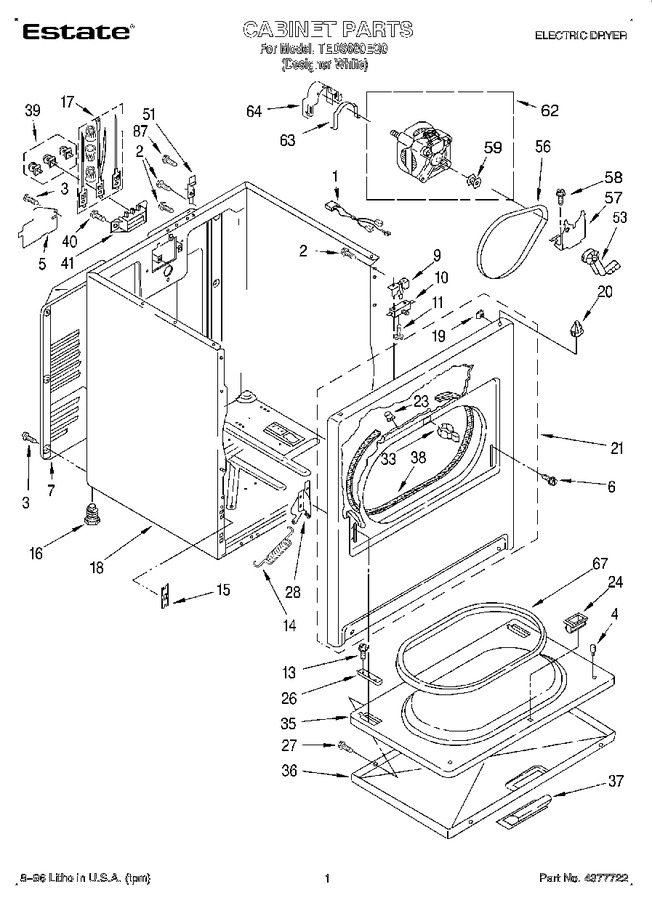 Diagram for TEDS680EQ0