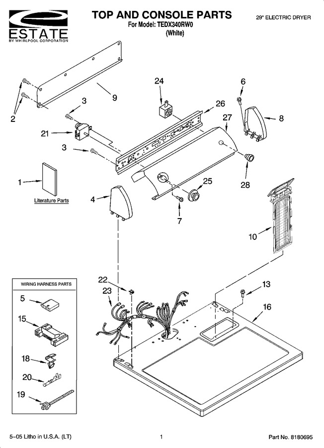 Diagram for TEDX340RW0