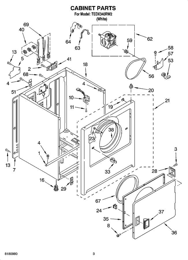 Diagram for TEDX340RW2