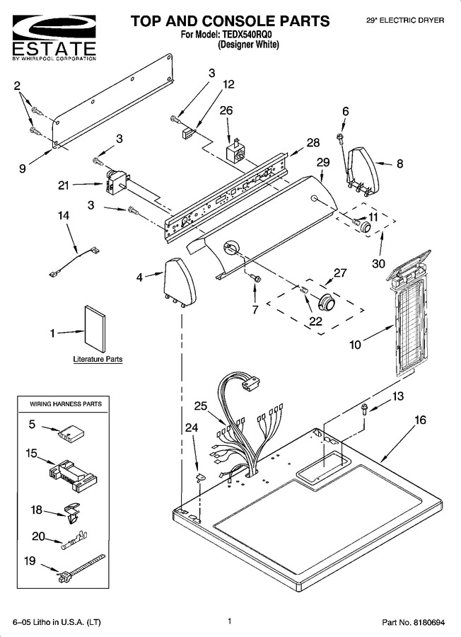 Diagram for TEDX540RQ0