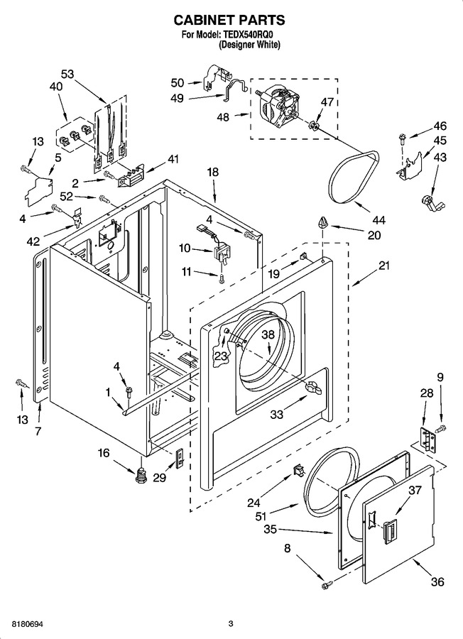 Diagram for TEDX540RQ0