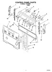 Diagram for 02 - Control Panel Parts