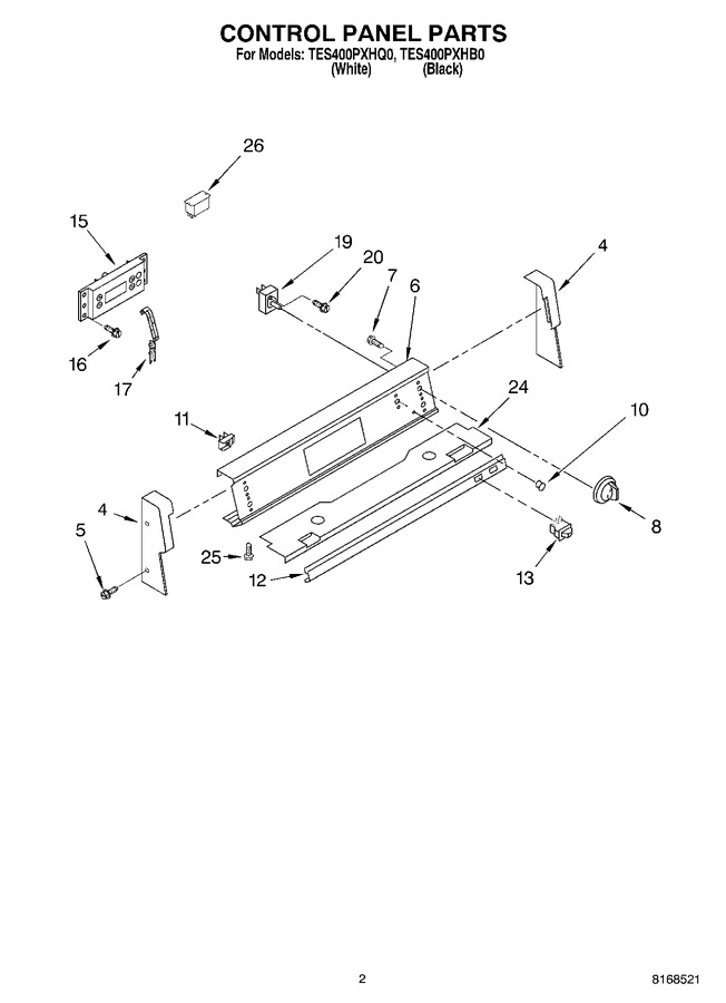 Diagram for TES400PXHB0