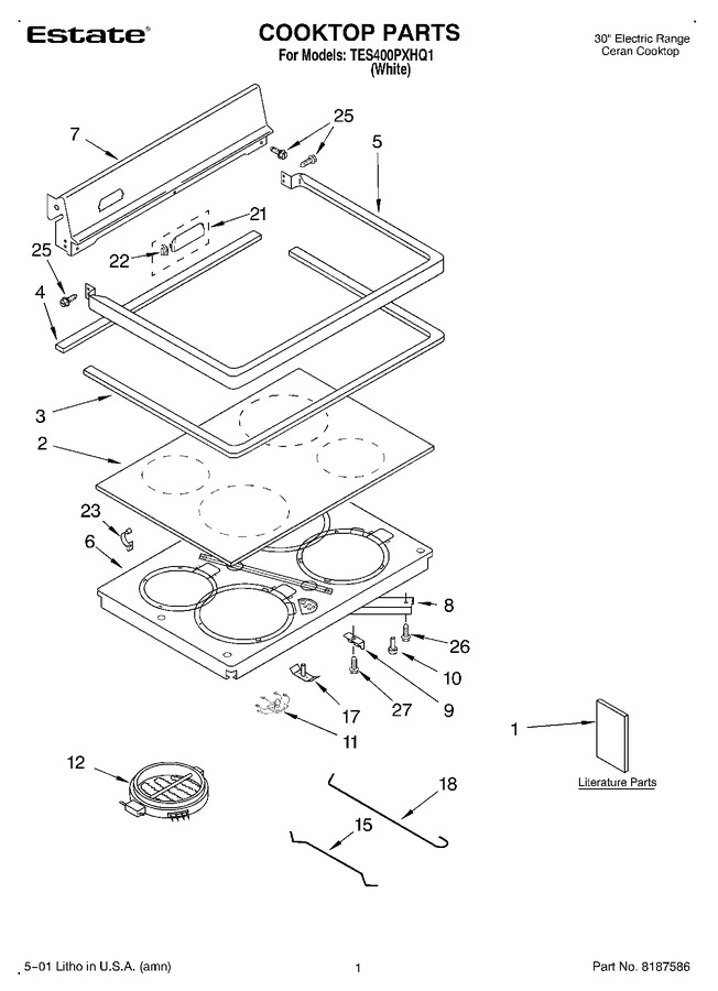 Diagram for TES400PXHQ1