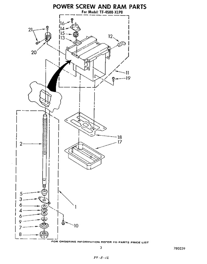 Diagram for TF4500XLP0