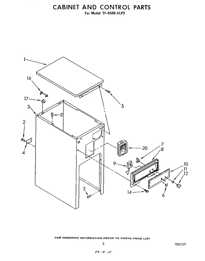 Diagram for TF4500XLP0