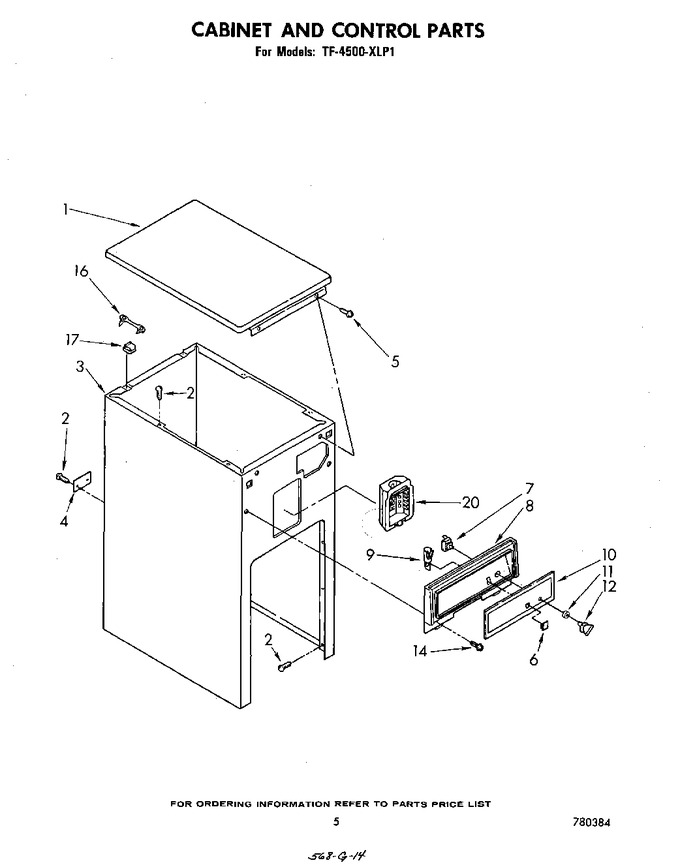 Diagram for TF4500XLP1