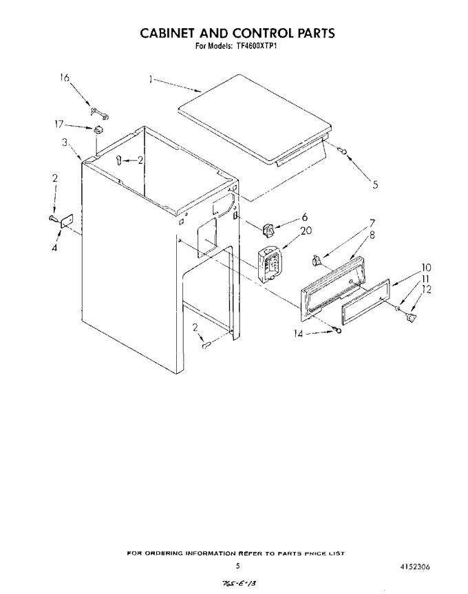 Diagram for TF4600XTP1