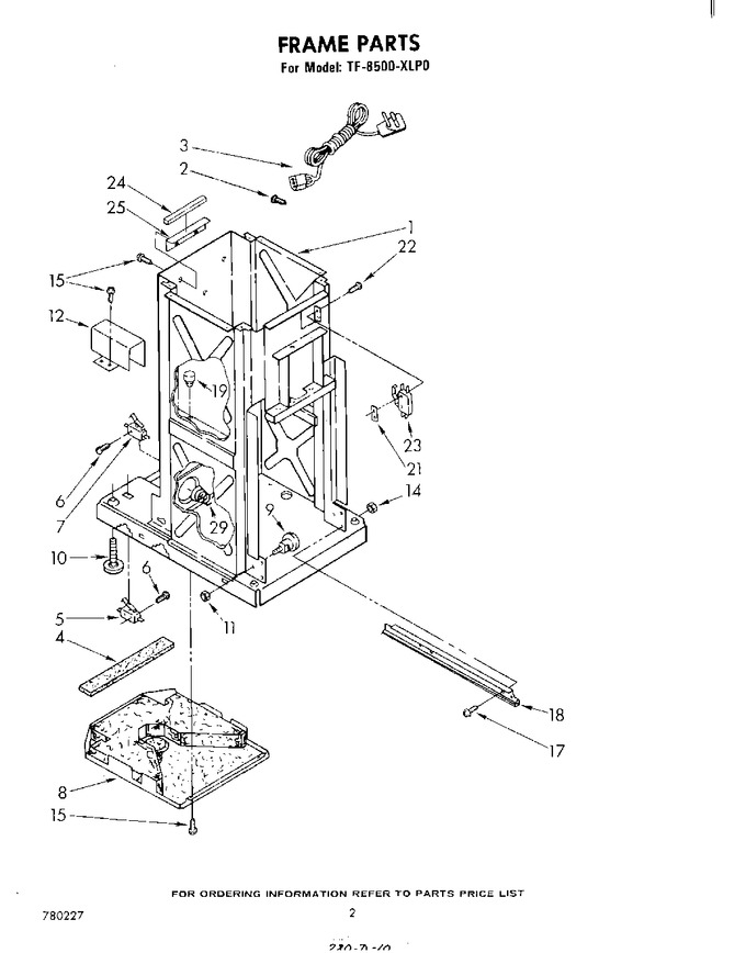 Diagram for TF8500XLP0