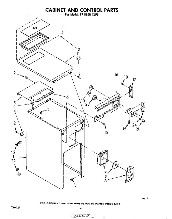 Diagram for TF8500XLP0