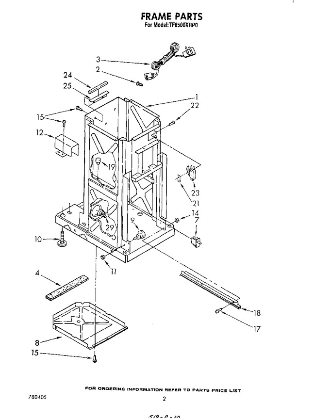 Diagram for TF8500XRP0