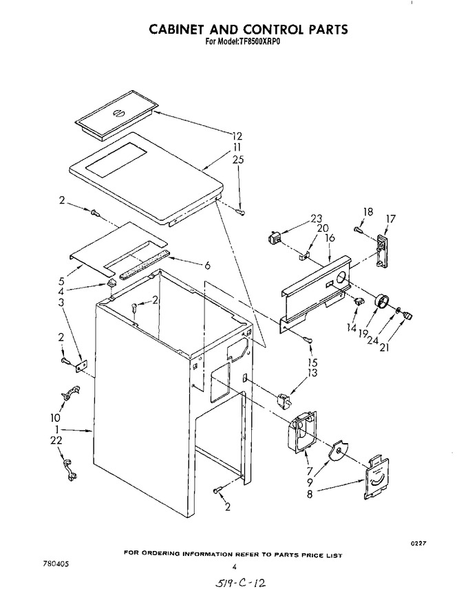 Diagram for TF8500XRP0