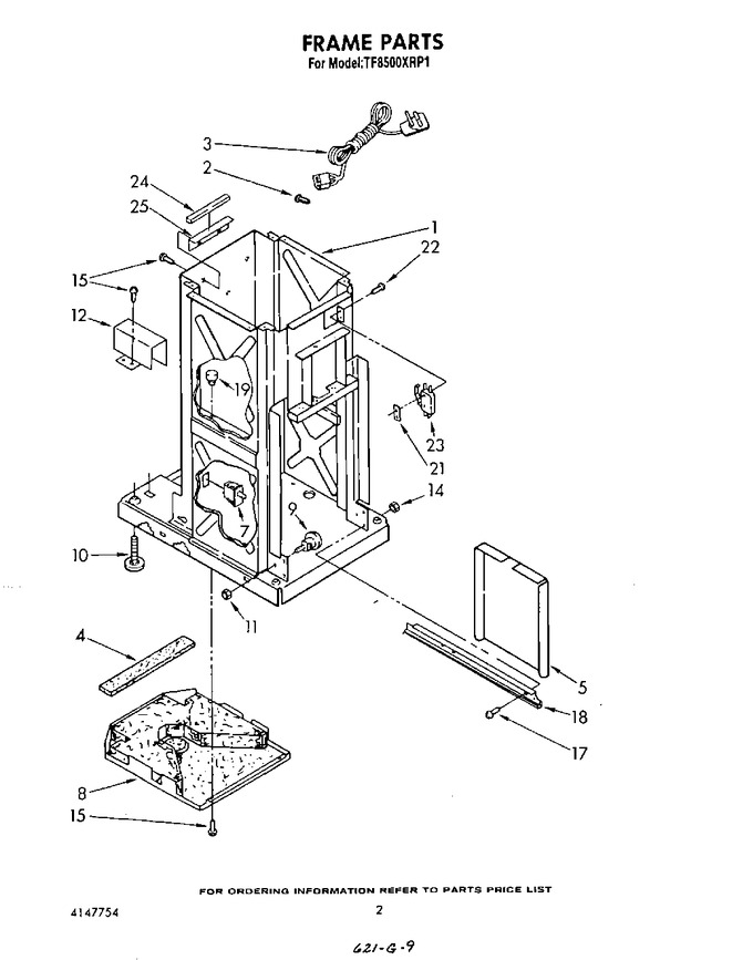 Diagram for TF8500XRP1
