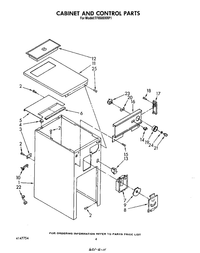Diagram for TF8500XRP1