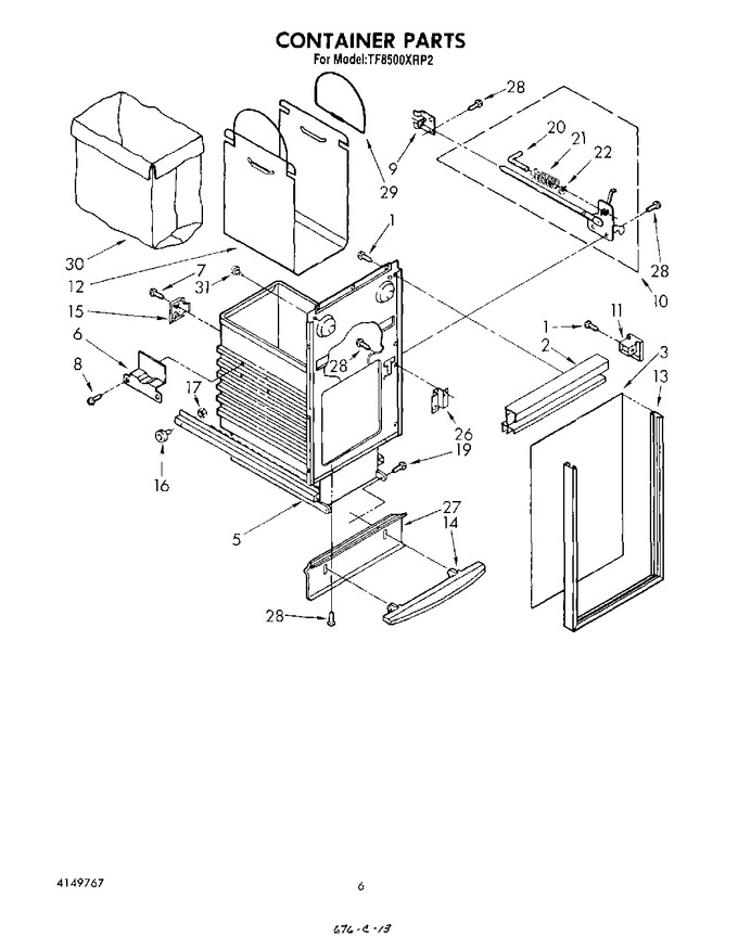 Diagram for TF8500XRP2