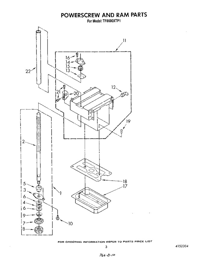 Diagram for TF8600XTP1