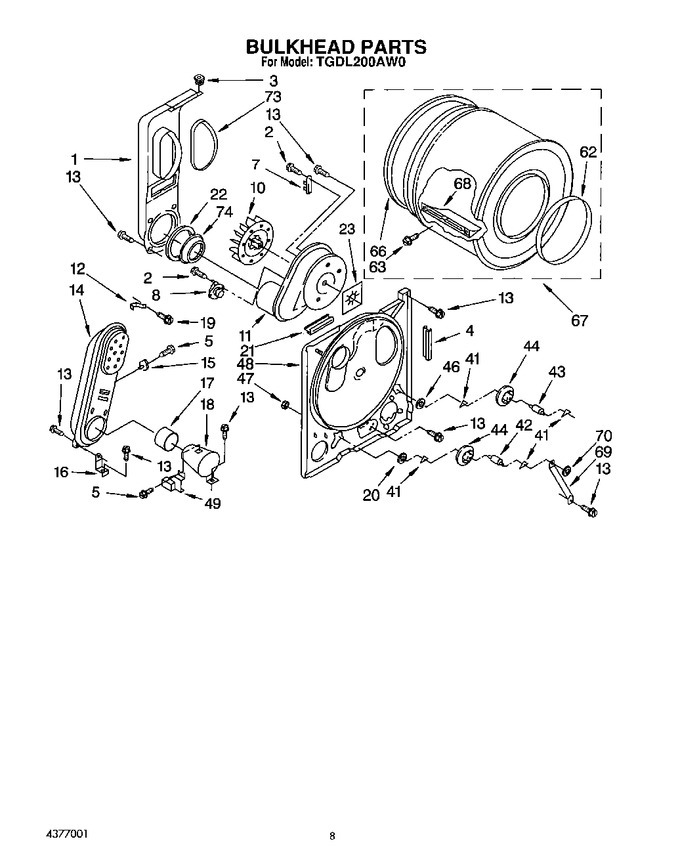 Diagram for TGDL200AW0