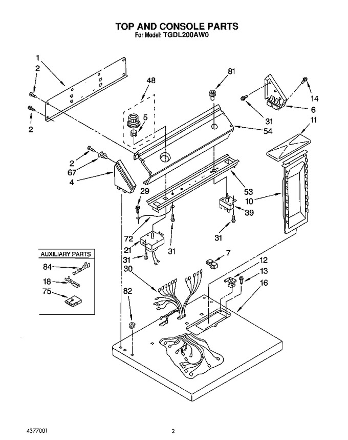 Diagram for TGDL200AW0
