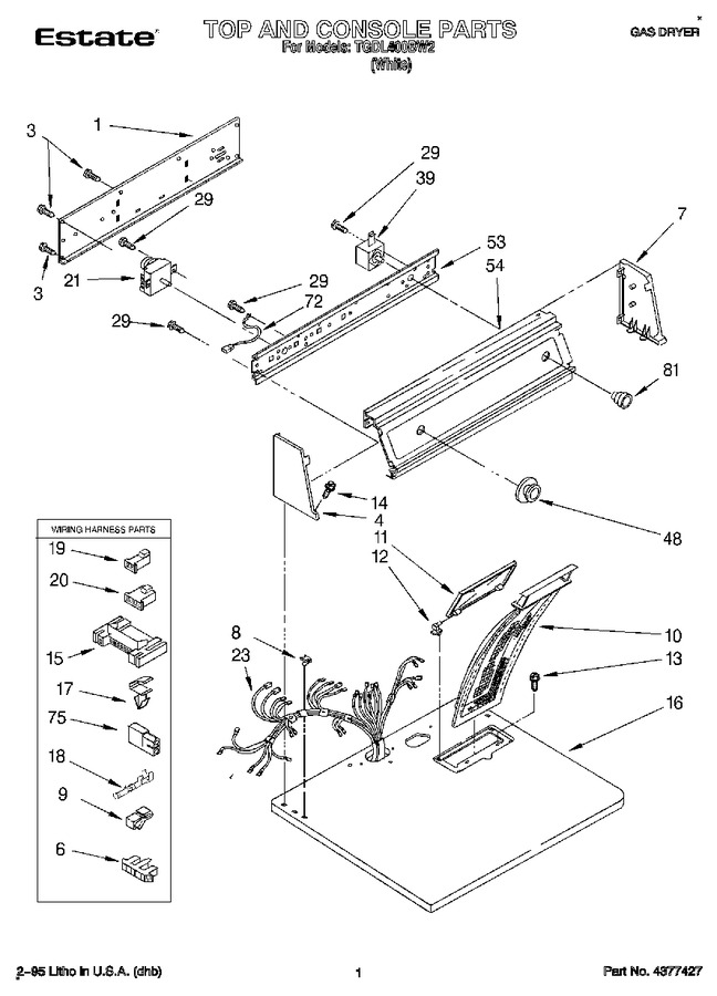 Diagram for TGDL400BW2