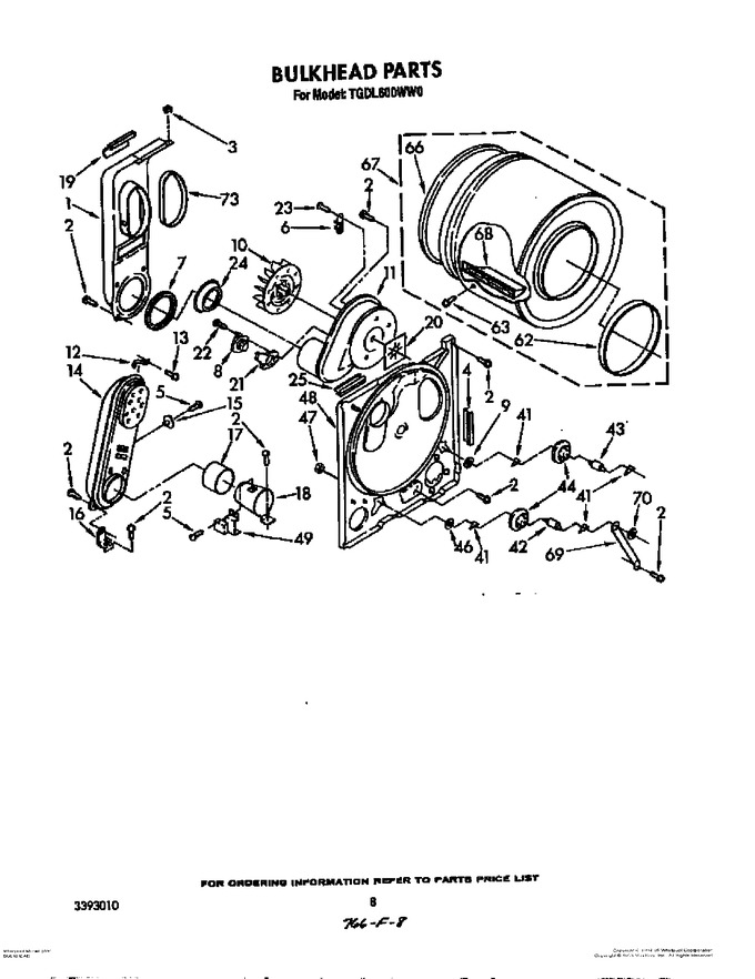 Diagram for TGDL600WN0