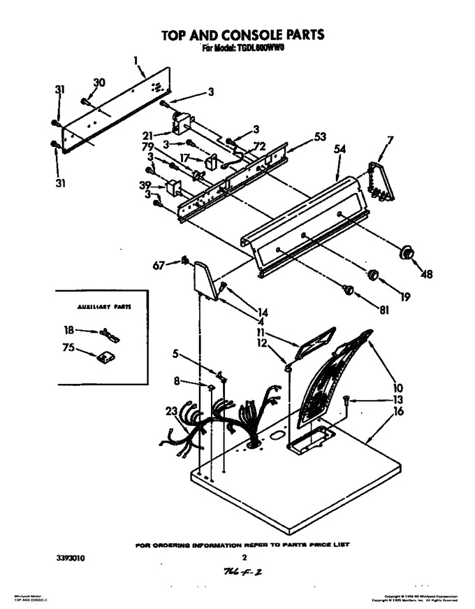 Diagram for TGDL600WN0