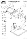 Diagram for 01 - Top And Console Parts