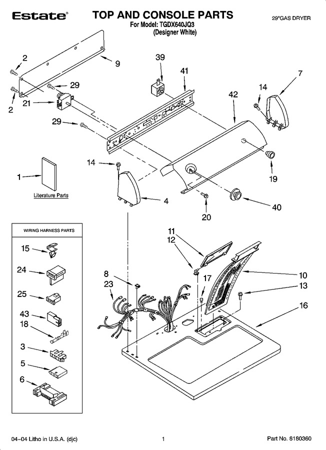 Diagram for TGDX640JQ3