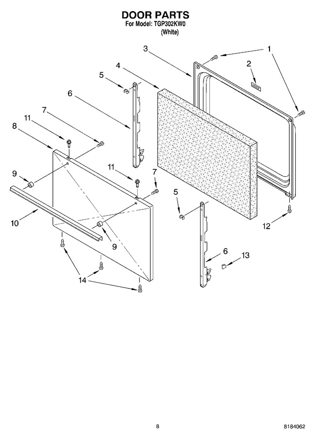 Diagram for TGP302KW0