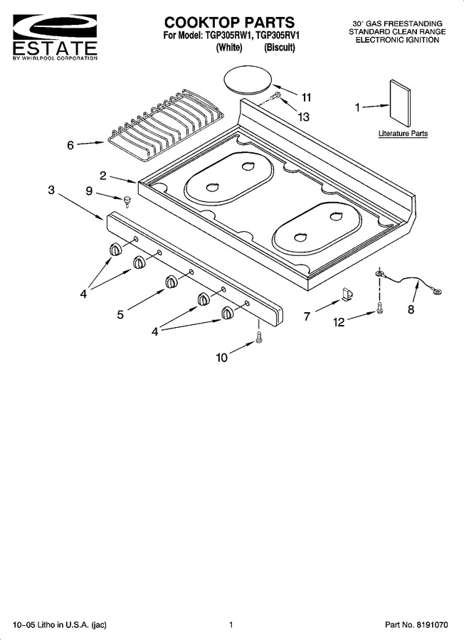 Diagram for TGP305RW1