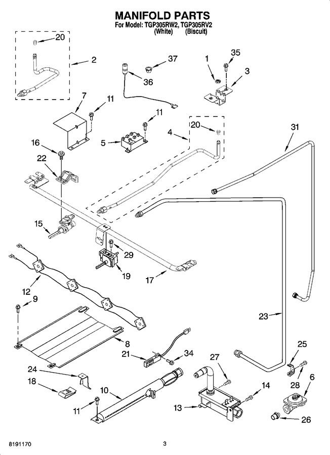 Diagram for TGP305RV2