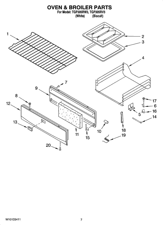 Diagram for TGP305RV3