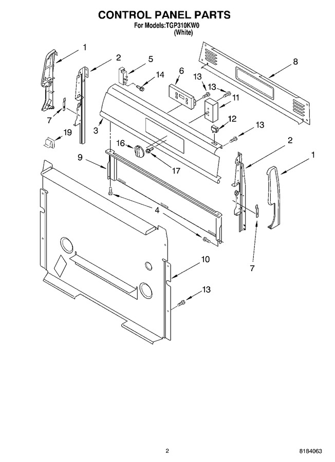 Diagram for TGP310KW0