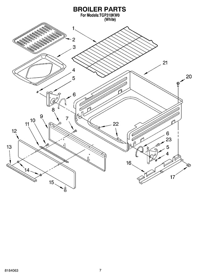 Diagram for TGP310KW0