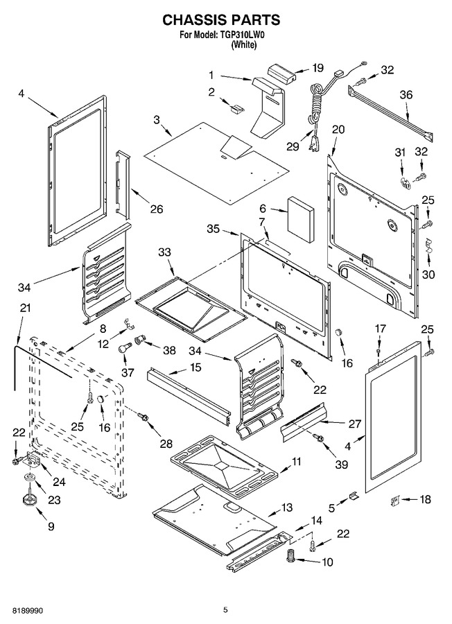 Diagram for TGP310LW0