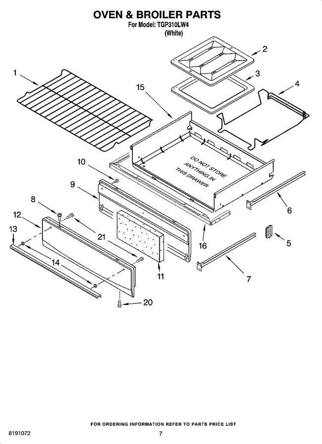 Diagram for TGP310LW4