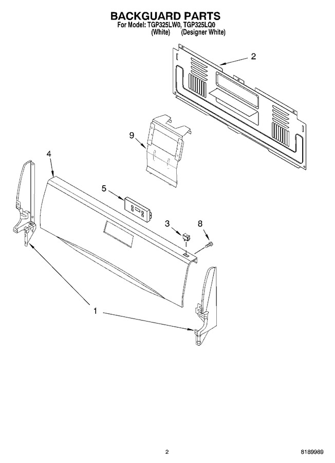 Diagram for TGP325LW0