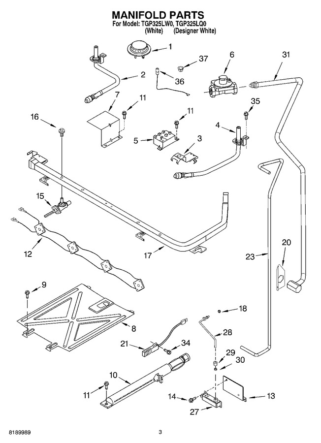 Diagram for TGP325LW0