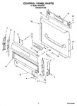 Diagram for 02 - Control Panel Parts