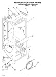 Diagram for 02 - Refrigerator Liner Parts