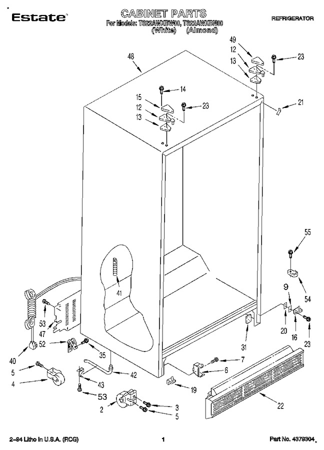 Diagram for TS22AWXBW00