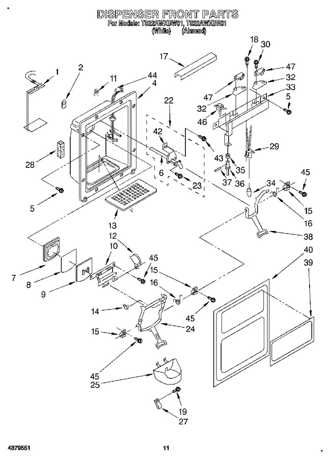 Diagram for TS22AWXBW01