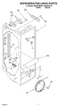 Diagram for 02 - Refrigerator Liner Parts