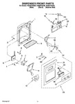 Diagram for 08 - Dispenser Front Parts